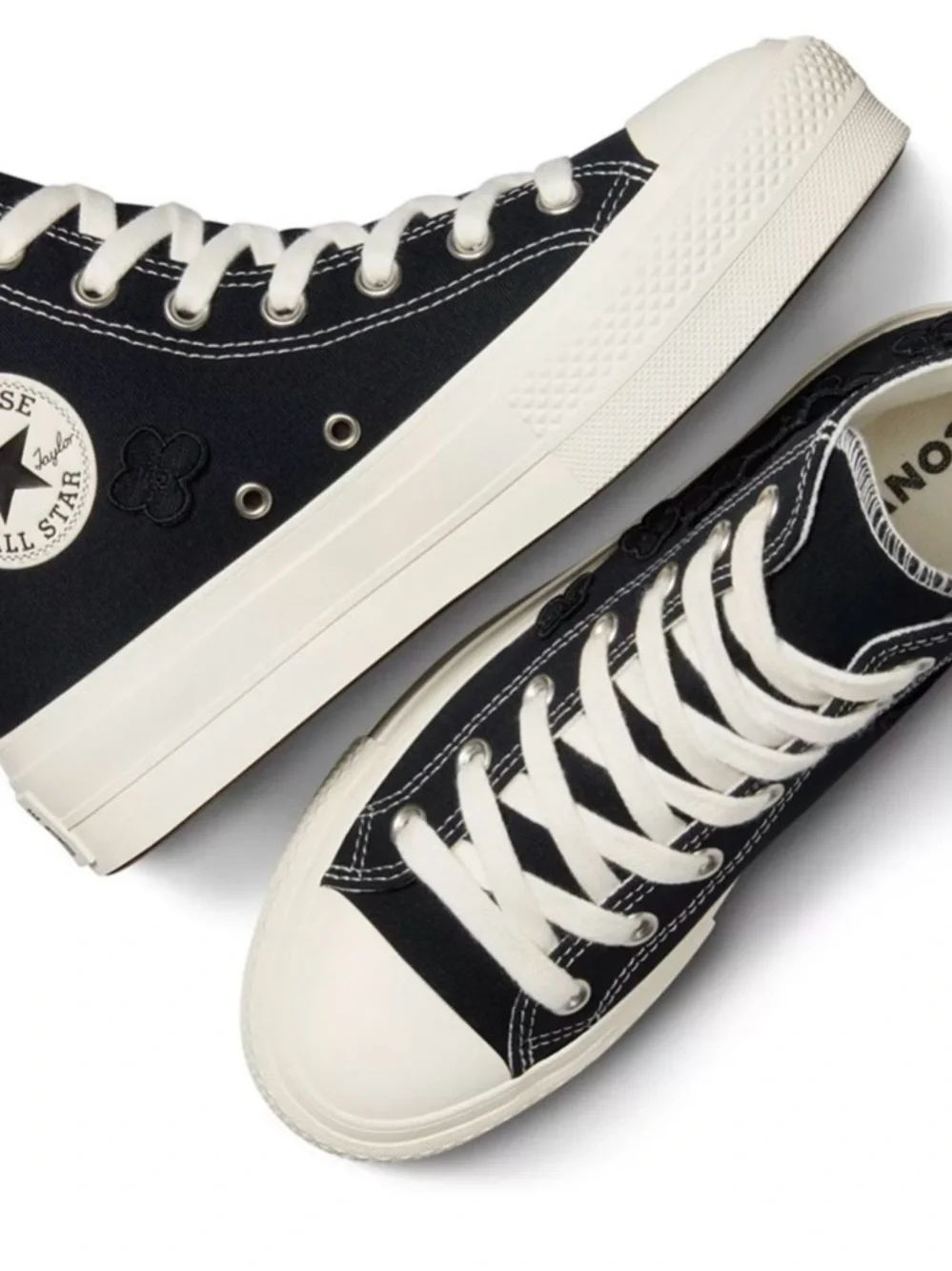 Converse CTAS 3D Floral Women's Platform High-Top Sneakers